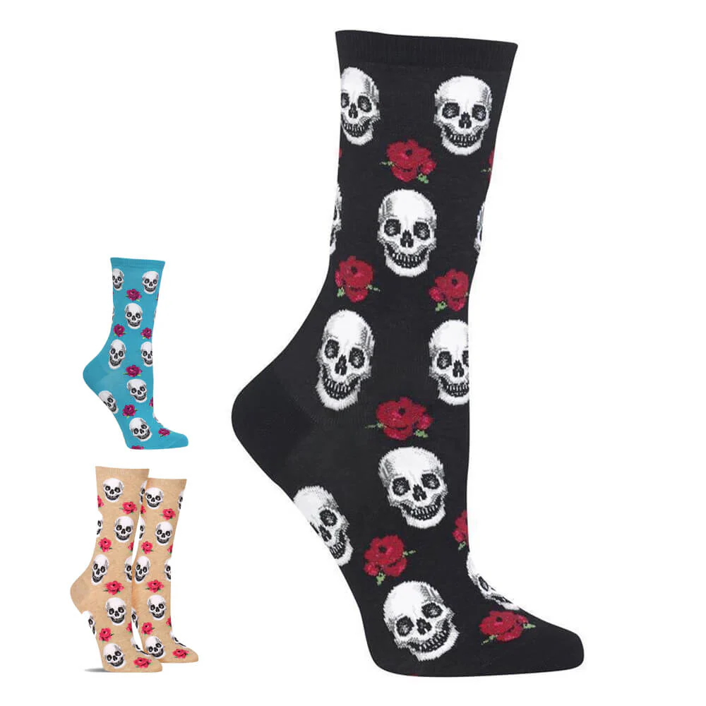 ROSE SKULL SOCKS - Image 3